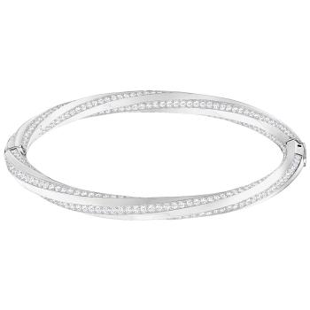 Bransoletka SWAROVSKI • Hilt Bangle, White, white plating  5350171