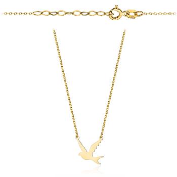 Naszyjnik złoty jaskółka FUG3-34-N00610-2