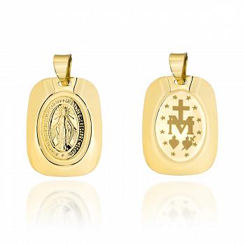 Medalik złoty cudowny w blaszce FUG5-15-M00105-2