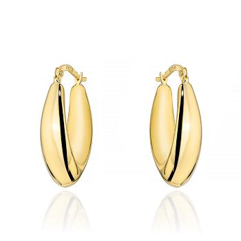 Kolczyki złote gładkie łezki FUG7-17-K01615-2