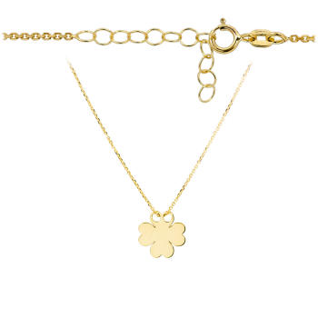 Naszyjnik celebrytka złoty koniczyna FUG3-25-CN00191-2