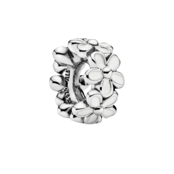 Charms Pandora Separator Białe stokrotki 791495EN12 GRAWER GRATIS