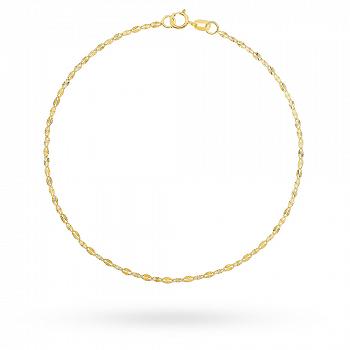 Bransoletka złota delikatne owale FUG2-38-B00944-2