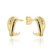 Kolczyki złote zakręcane FUG7-17-K01628-2