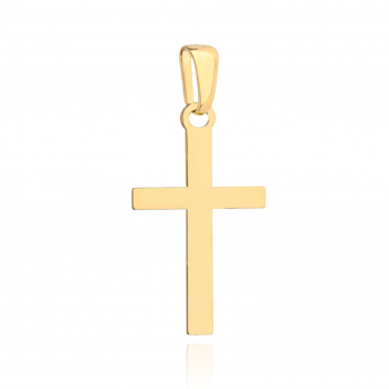 Złoty krzyżyk klasyczny gładki FUG4-21-C00082-2