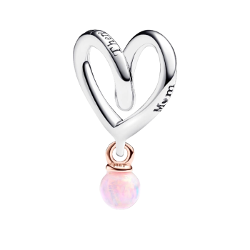 Charms Pandora dwutonowe otulające serce 783242C01 GRAWER GRATIS