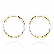 Kolczyki złote koła FUG7-17-K00614-2