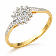 Pierścionek zaręczynowy z cyrkoniami 