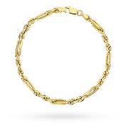 Bransoletka złota korda i ogniwa FUG2-41-B00999-2