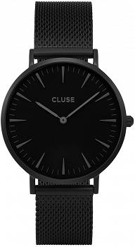 Zegarek damski CLUSE Mesh Full Black CL18111