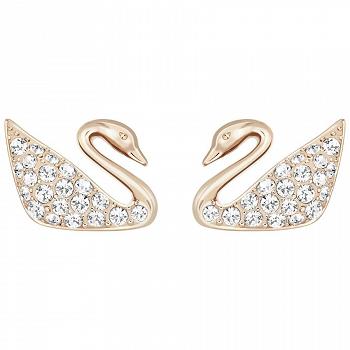 Swarovski kolczyki • Swan Mini Pierced Earrings 5144289