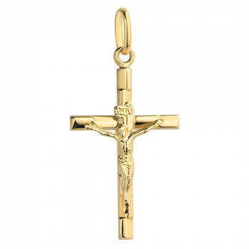Złoty krzyżyk z wizerunkiem Jezusa FUG4-15-C00039-2