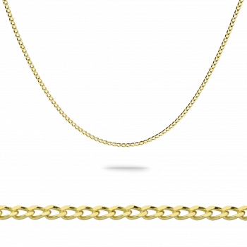 Złoty łańcuszek Pancerka gładka 45 cm FUG1-26-L00047-2/1.09