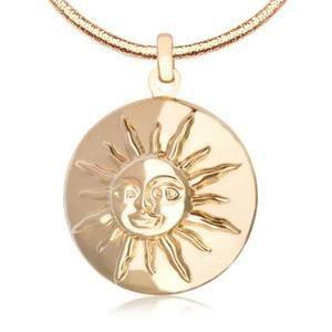 Złota zawieszka słońce ZMA5963