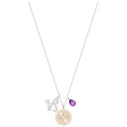 Naszyjnik SWAROVSKI • Zodiac Pendant, Koziorożec, Purple, Rhodium 5349216 