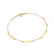 Bransoletka złota z blaszkami FUGF86D-1712E