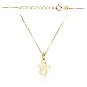Naszyjnik złoty aniołek FUG3-N00587-375