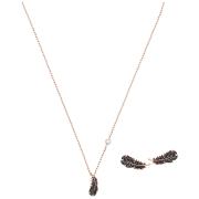 Zestaw SWAROVSKI • Naughty Set, Black, Rose-gold tone plated  5506761