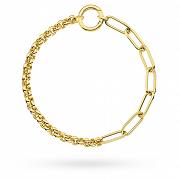 Bransoletka złota splot rolo i ogniwa FUG2-17-B00871-2