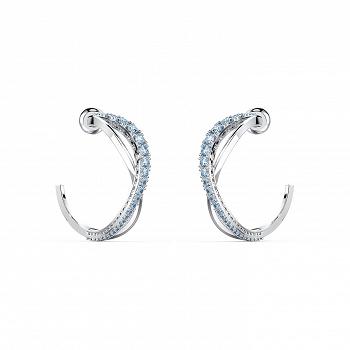 Kolczyki SWAROVSKI • Twist Blue 5582807