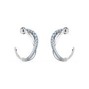 Kolczyki SWAROVSKI • Twist Blue 5582807