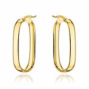 Kolczyki złote gładkie owale FUG7-17-K01256-2