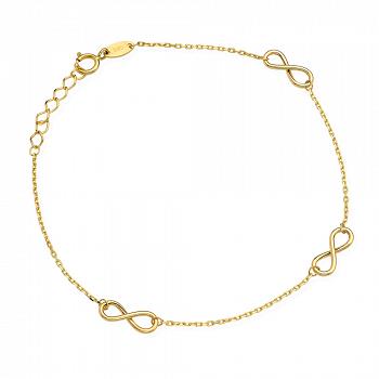 Bransoletka złota nieskończoność FUG2-17-B00476-2