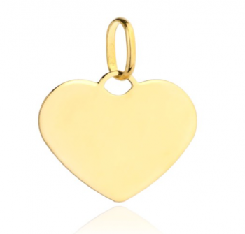 Zawieszka złota serce FUG6-15-Z00335-2
