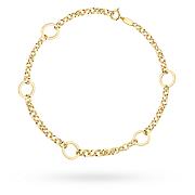 Bransoletka złota splot rolo i kółka FUG2-31-B01012-2