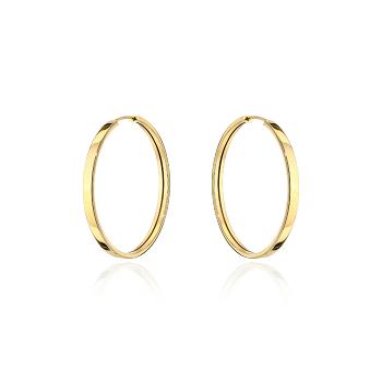 Kolczyki złote szerokie koła 2,3cm FUG7-17-K01028-2