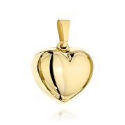 Zawieszka złota wypukłe serce FUG6-Z00663-585