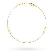 Bransoletka złota trzy ogniwa FUG2-37-B00957-2