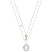 Naszyjnik SWAROVSKI • Crystal Wishes Key Pendant Set, Pink 5272240