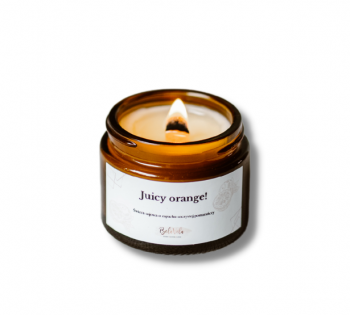 Naturalna świeca sojowa zapachowa - JAŚMIN