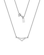 Naszyjnik celebrytka srebrna serce 003/NS