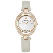 Zegarek Swarovski • Stella Watch, Leather strap, Gray, Rose gold tone 5376830