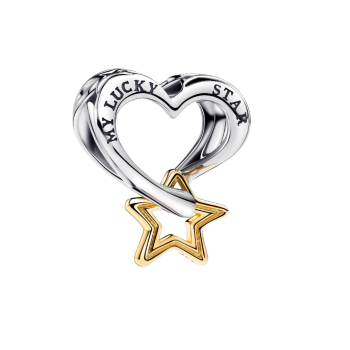 Charms Pandora Szczęśliwa gwiazda i serce 763513C00 GRAWER GRATIS