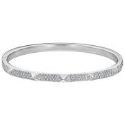Bransoletka SWAROVSKI • Tactic Bangle, White, Stainless steel 5472585 