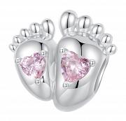 Charms Różowe stópki - narodziny dziecka FUG010021