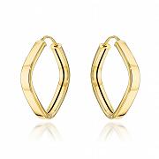 Kolczyki złote zaokrąglone romby FUG7-17-K01484-2