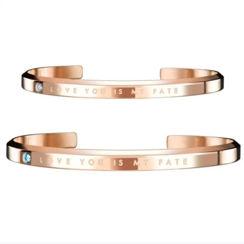 Bransoletka damska i męska komplet dla par FUGTGB095R