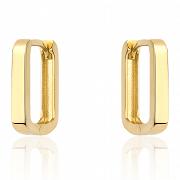 Kolczyki złote kwadratowe na angielskim zapięciu FUG7-25-K01120-2