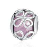 Charms Różowa fasetka FUG0230