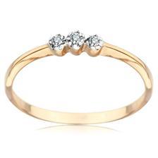 Pierścionek zaręczynowy z brylantami 