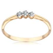 Pierścionek zaręczynowy z brylantami 