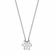 Naszyjnik srebrny celebrytka kwiatek FUGG0052N