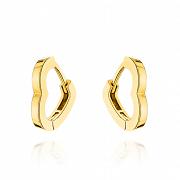 Kolczyki złote kontur serca FUG7-37-K01559-2