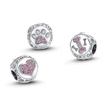 Charms Różowa łapka METFUG0820