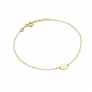 Bransoletka złota kółko pełne FUG778F-957C5