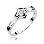 Pierścionek zaręczynowy z brylantem 0.05
